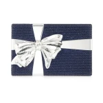 Judith Leiber Gift Box Surprise Navy - Judith Leiber Crystal Clutch - Luxury Evening Bag - Shop at Luxury Shoes 
