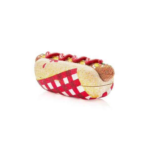 Judith Leiber Hot Dog Handbag - Judith Leiber Crystal Clutch - Luxury Evening Bag - Shop at Luxury Shoes 