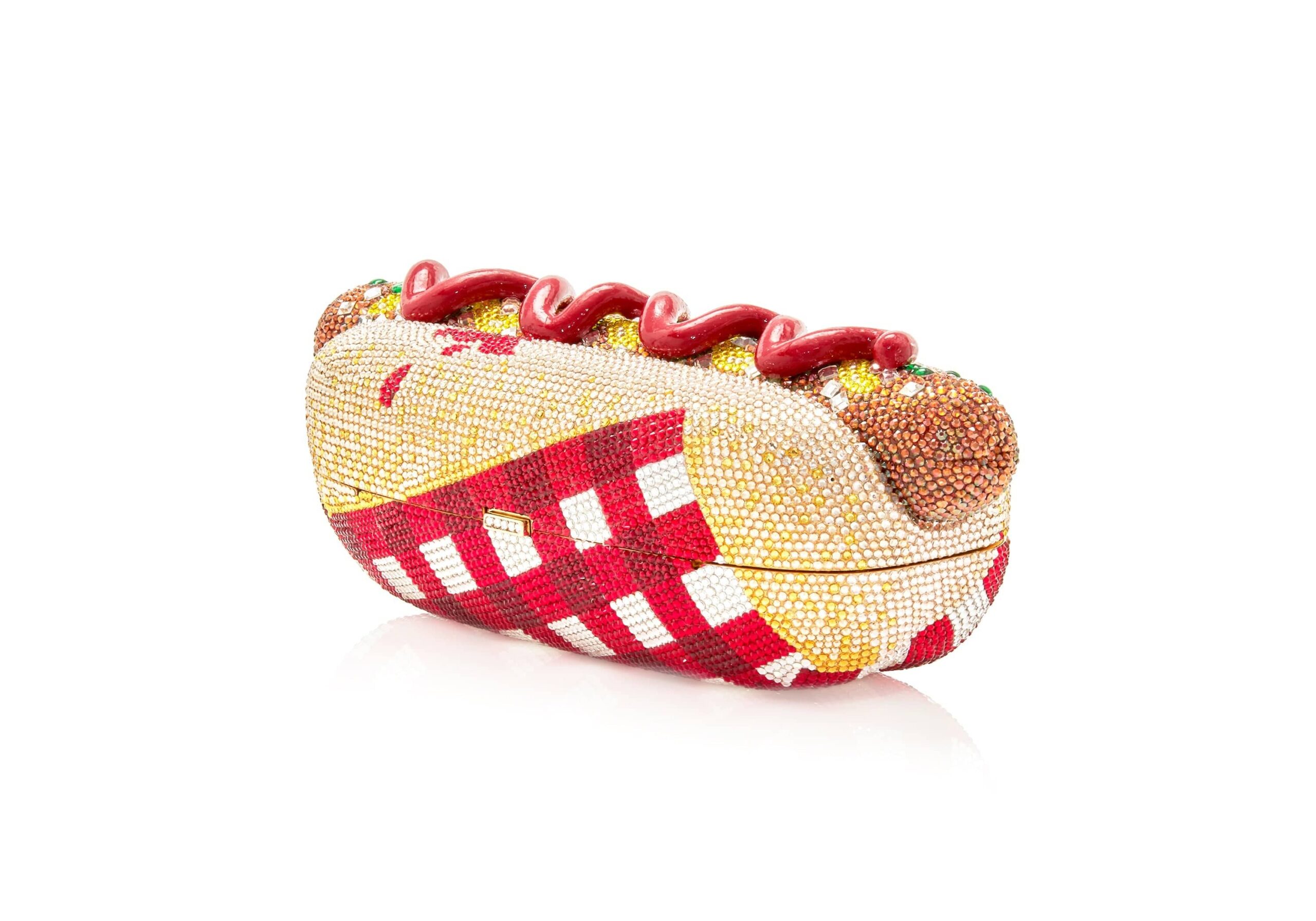 Judith Leiber Hot Dog Handbag - Judith Leiber Crystal Clutch - Luxury Evening Bag - Shop at Luxury Shoes 