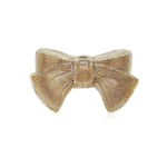Judith Leiber Just For You Bow Gold Designer Clutch - Judith Leiber Crystal Clutch - Luxury Evening Bag - Shop at Luxury Shoes 