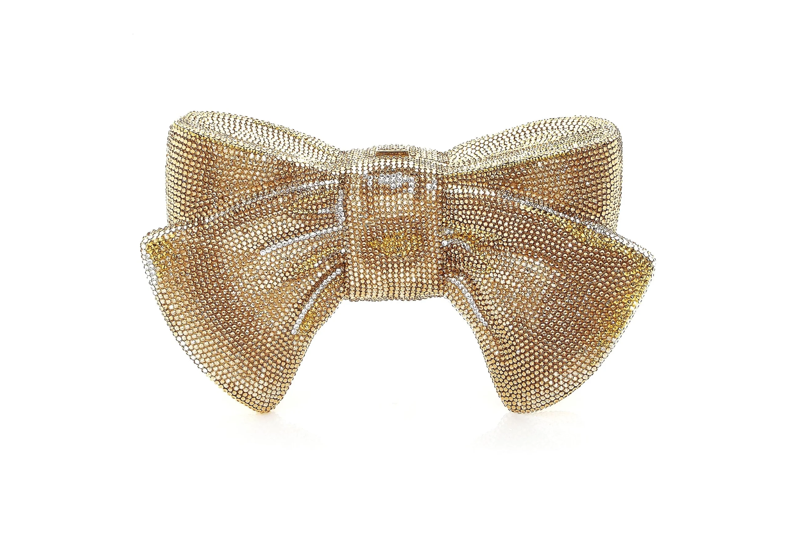Judith Leiber Just For You Bow Gold Designer Clutch - Judith Leiber Crystal Clutch - Luxury Evening Bag - Shop at Luxury Shoes Judith Leiber Just For You Bow Gold Designer Clutch - Judith Leiber Crystal Clutch - Luxury Evening Bag - Shop at Luxury Shoes