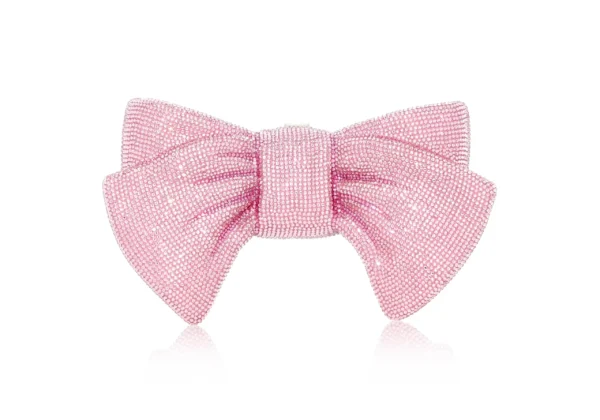 Judith Leiber Just For You Bow Pink - Judith Leiber Crystal Clutch - Luxury Evening Bag - Shop at Luxury Shoes 
