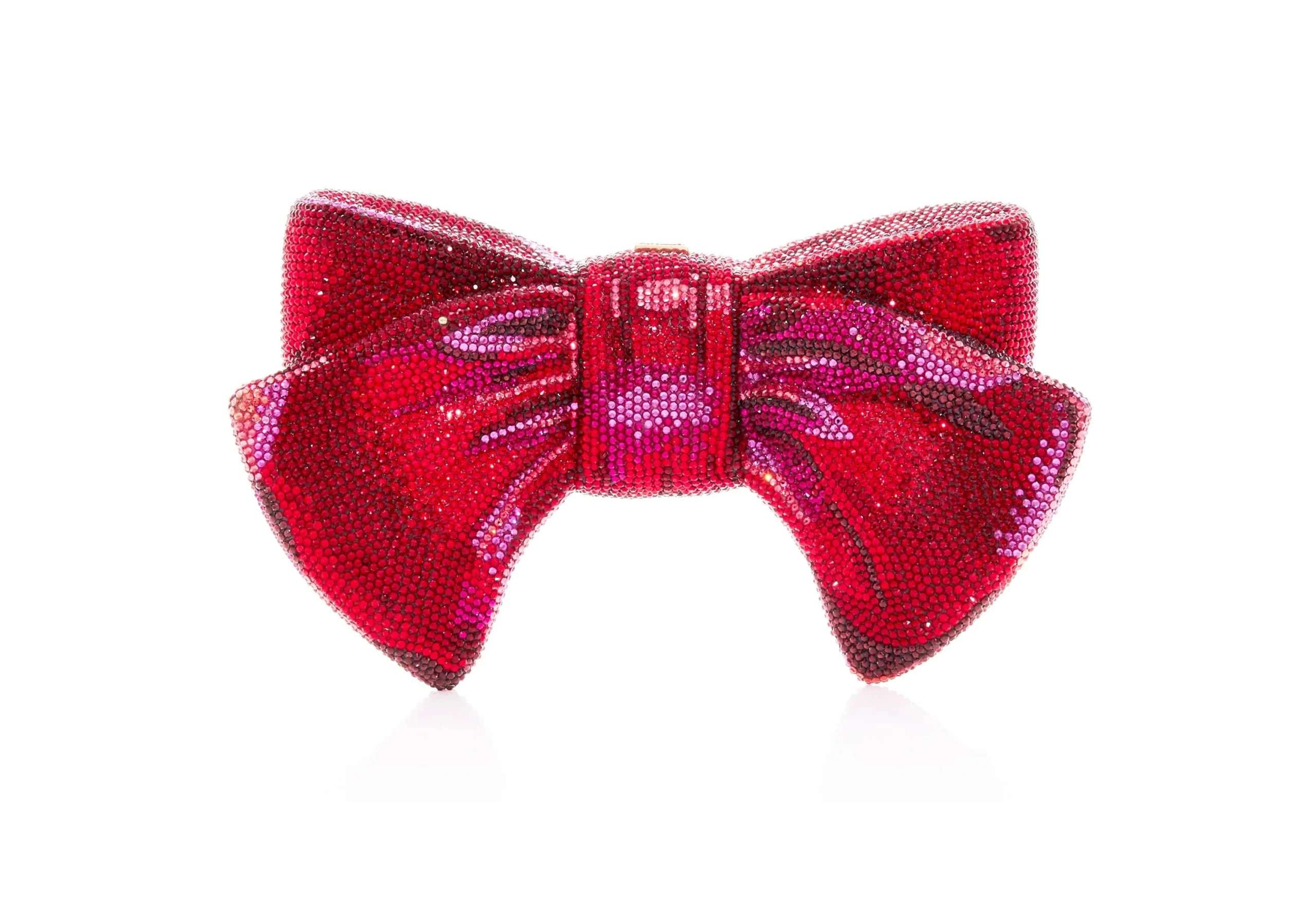 Judith Leiber Just For You Bow Red - Judith Leiber Crystal Clutch - Luxury Evening Bag - Shop at Luxury Shoes 