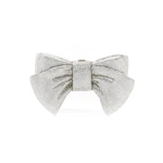 Judith Leiber Just For You Bow Silver Designer Handbag - Judith Leiber Crystal Clutch - Luxury Evening Bag - Shop at Luxury Shoes 