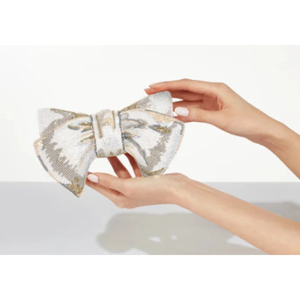 Judith Leiber Just For You Bow - Judith Leiber Crystal Clutch - Luxury Evening Bag - Shop at Luxury Shoes 