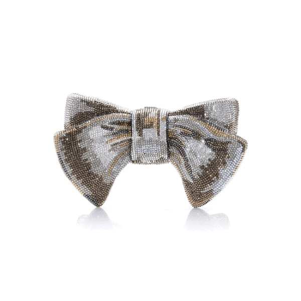 Judith Leiber Just For You Bow - Judith Leiber Crystal Clutch - Luxury Evening Bag - Shop at Luxury Shoes 