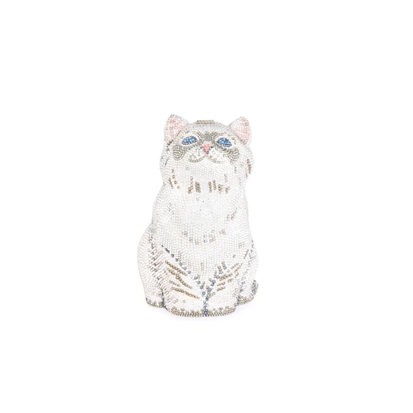 Judith Leiber Kitten Cloud - Judith Leiber Crystal Clutch - Luxury Evening Bag - Shop at Luxury Shoes 