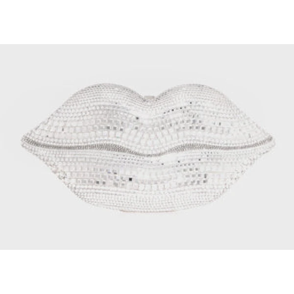Judith Leiber Lips Disco Lips Clutch - Judith Leiber Crystal Clutch - Luxury Evening Bag - Shop at Luxury Shoes 