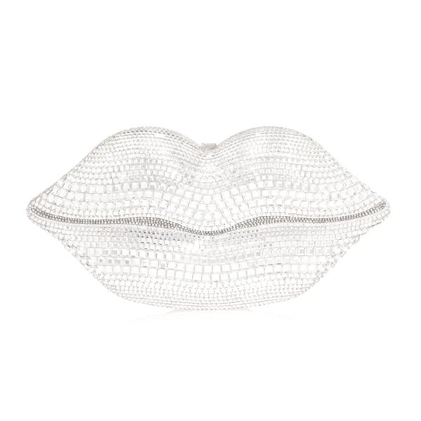 Judith Leiber Lips Disco Lips Clutch - Judith Leiber Crystal Clutch - Luxury Evening Bag - Shop at Luxury Shoes 