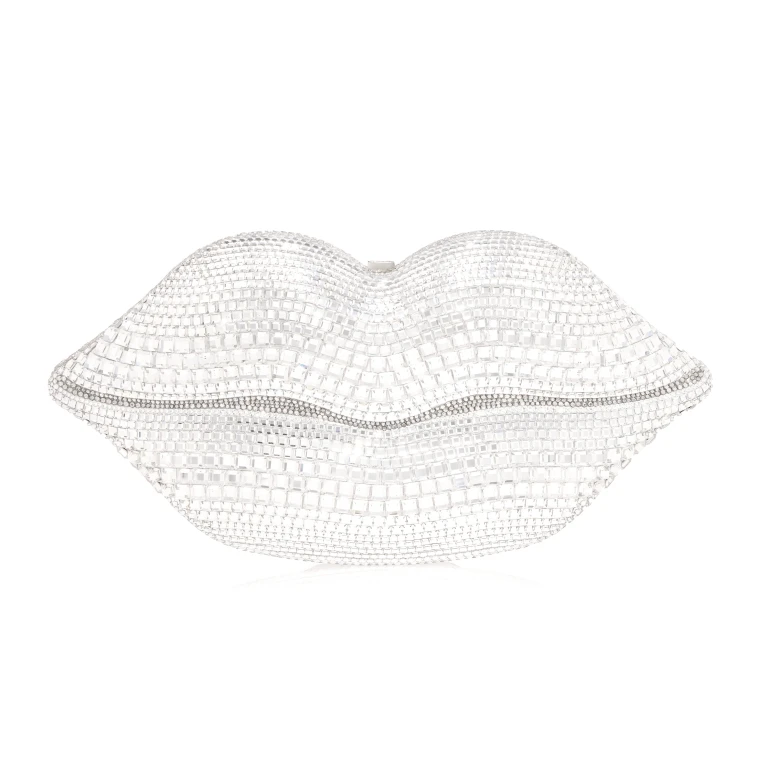 Judith Leiber Lips Disco Lips Clutch - Judith Leiber Crystal Clutch - Luxury Evening Bag - Shop at Luxury Shoes 