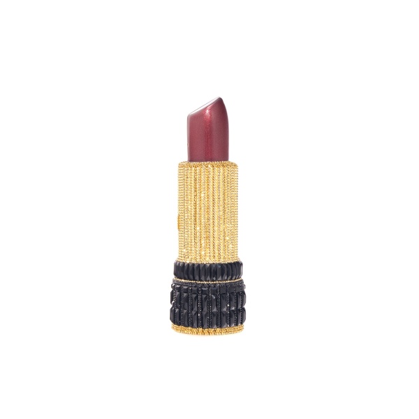 Judith Leiber Lipstick Burgundy Glitter - Judith Leiber Crystal Clutch - Luxury Evening Bag - Shop at Luxury Shoes 
