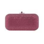 Judith Leiber Long Slide Fullbead Amethyst - Judith Leiber Crystal Clutch - Luxury Evening Bag - Shop at Luxury Shoes 