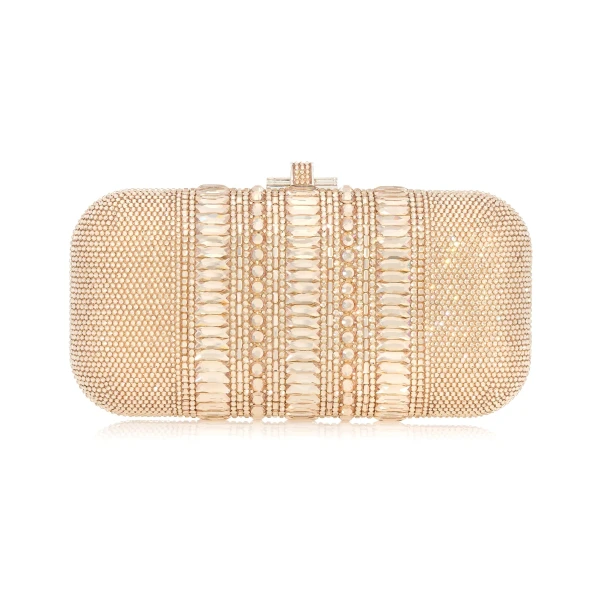 Judith Leiber Long Slide Gems Prosecco - Judith Leiber Crystal Clutch - Luxury Evening Bag - Shop at Luxury Shoes 