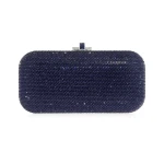 Judith Leiber Long Slide Navy - Judith Leiber Crystal Clutch - Luxury Evening Bag - Shop at Luxury Shoes 