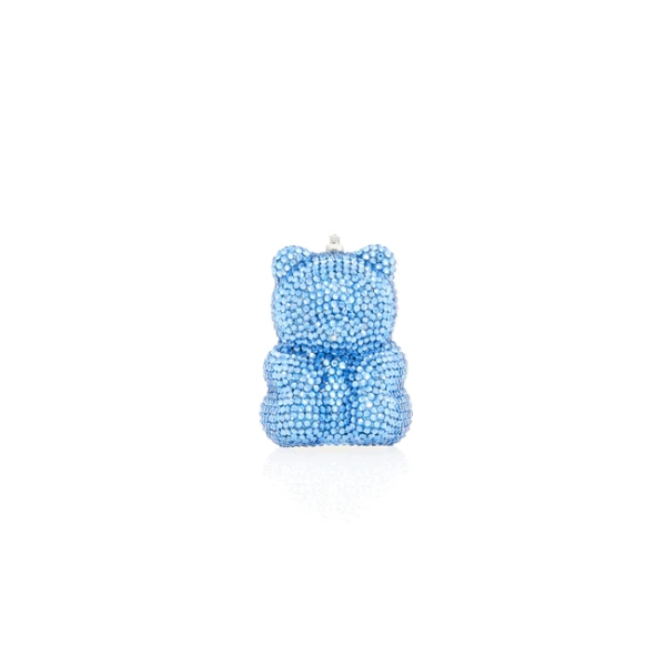 Judith Leiber Mini Gummy Bear Sapphire - Judith Leiber Crystal Clutch - Luxury Evening Bag - Shop at Luxury Shoes 