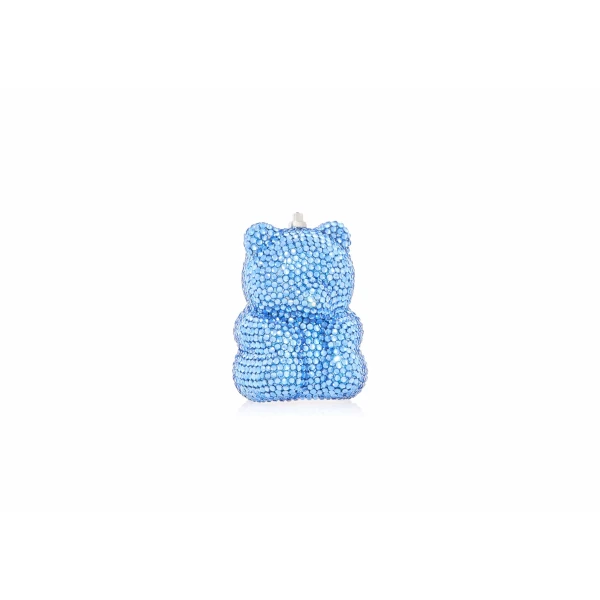 Judith Leiber Mini Gummy Bear Sapphire - Judith Leiber Crystal Clutch - Luxury Evening Bag - Shop at Luxury Shoes 