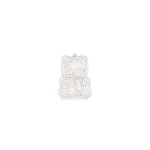 Judith Leiber Mini Gummy Bear Silver - Judith Leiber Crystal Clutch - Luxury Evening Bag - Shop at Luxury Shoes 