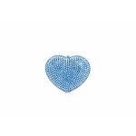 Judith Leiber Mini Heart Light Sapphire - Judith Leiber Crystal Clutch - Luxury Evening Bag - Shop at Luxury Shoes 