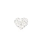 Judith Leiber Mini Heart Silver - Judith Leiber Crystal Clutch - Luxury Evening Bag - Shop at Luxury Shoes 