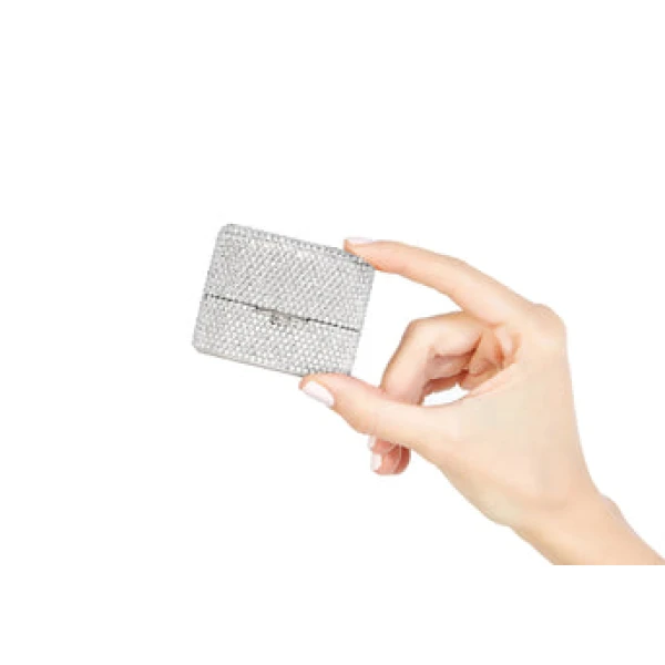 Judith Leiber Miniature Box Say Yes - Judith Leiber Crystal Clutch - Luxury Evening Bag - Shop at Luxury Shoes 