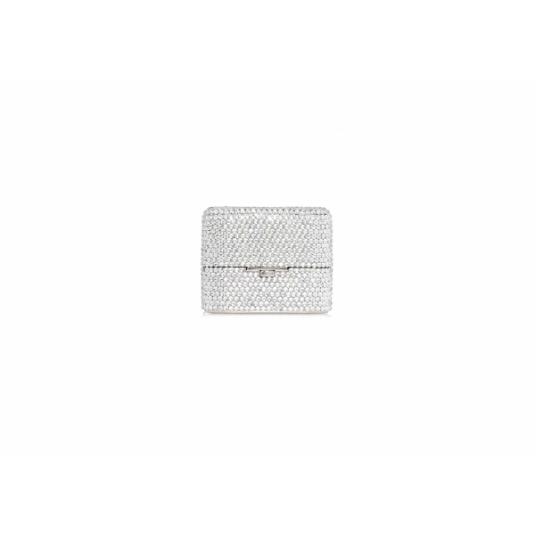 Judith Leiber Miniature Box Say Yes - Judith Leiber Crystal Clutch - Luxury Evening Bag - Shop at Luxury Shoes 