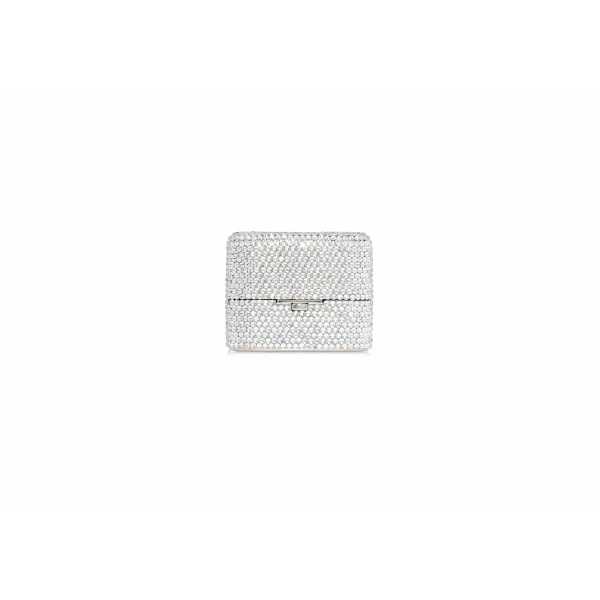 Judith Leiber Miniature Box Say Yes - Judith Leiber Crystal Clutch - Luxury Evening Bag - Shop at Luxury Shoes 