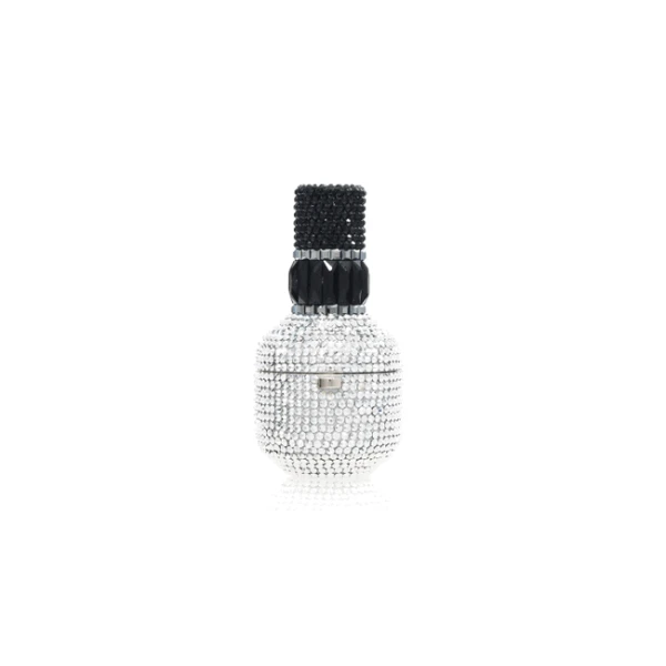 Judith Leiber Nail Polish Pillbox Chrome - Judith Leiber Crystal Clutch - Luxury Evening Bag - Shop at Luxury Shoes 