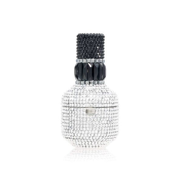 Judith Leiber Nail Polish Pillbox Chrome