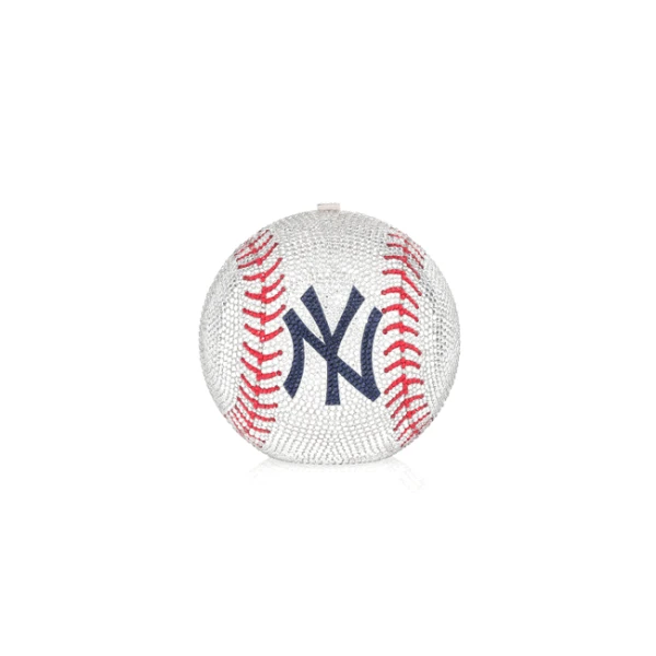 Judith Leiber New York Yankees™ Baseball Clutch - Judith Leiber Crystal Clutch - Luxury Evening Bag - Shop at Luxury Shoes 