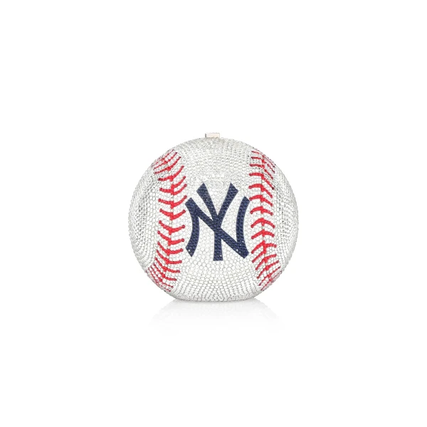Judith Leiber New York Yankees™ Baseball Clutch - Judith Leiber Crystal Clutch - Luxury Evening Bag - Shop at Luxury Shoes 