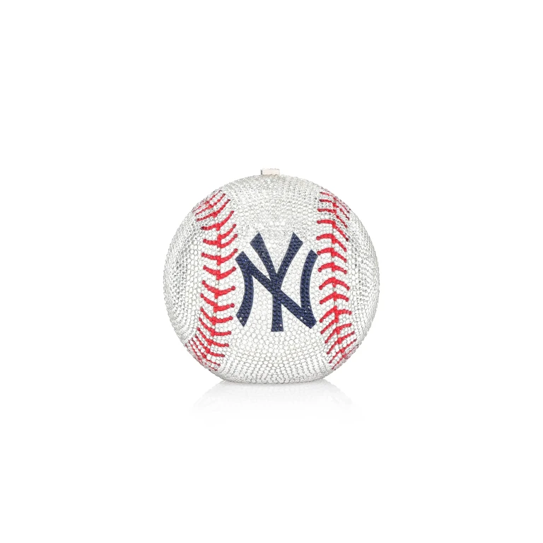 Judith Leiber New York Yankees™ Baseball Clutch - Judith Leiber Crystal Clutch - Luxury Evening Bag - Shop at Luxury Shoes 