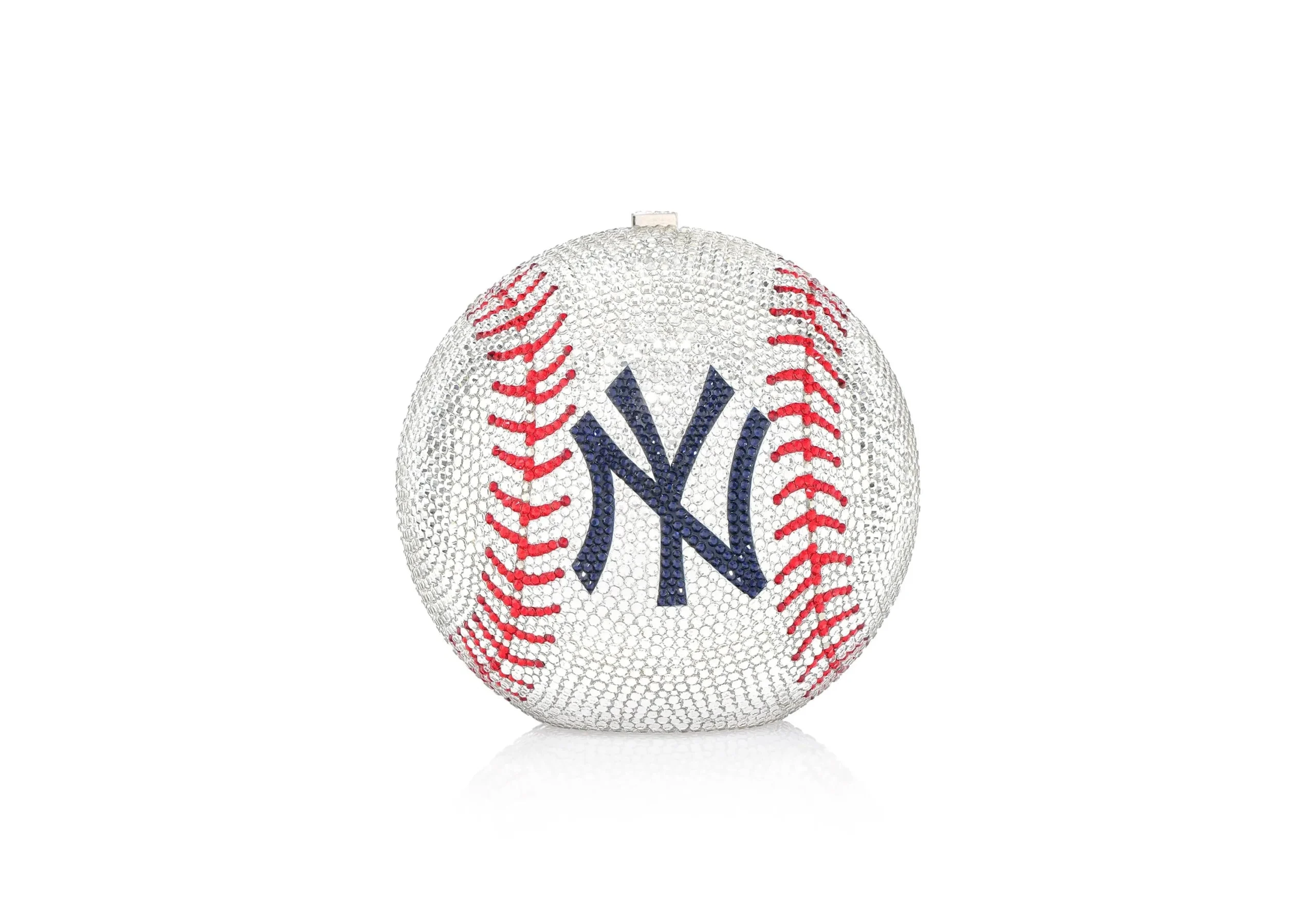 Judith Leiber New York Yankees™ Baseball Clutch - Judith Leiber Crystal Clutch - Luxury Evening Bag - Shop at Luxury Shoes 