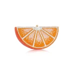 Judith Leiber Orange Slice - Judith Leiber Crystal Clutch - Luxury Evening Bag - Shop at Luxury Shoes 