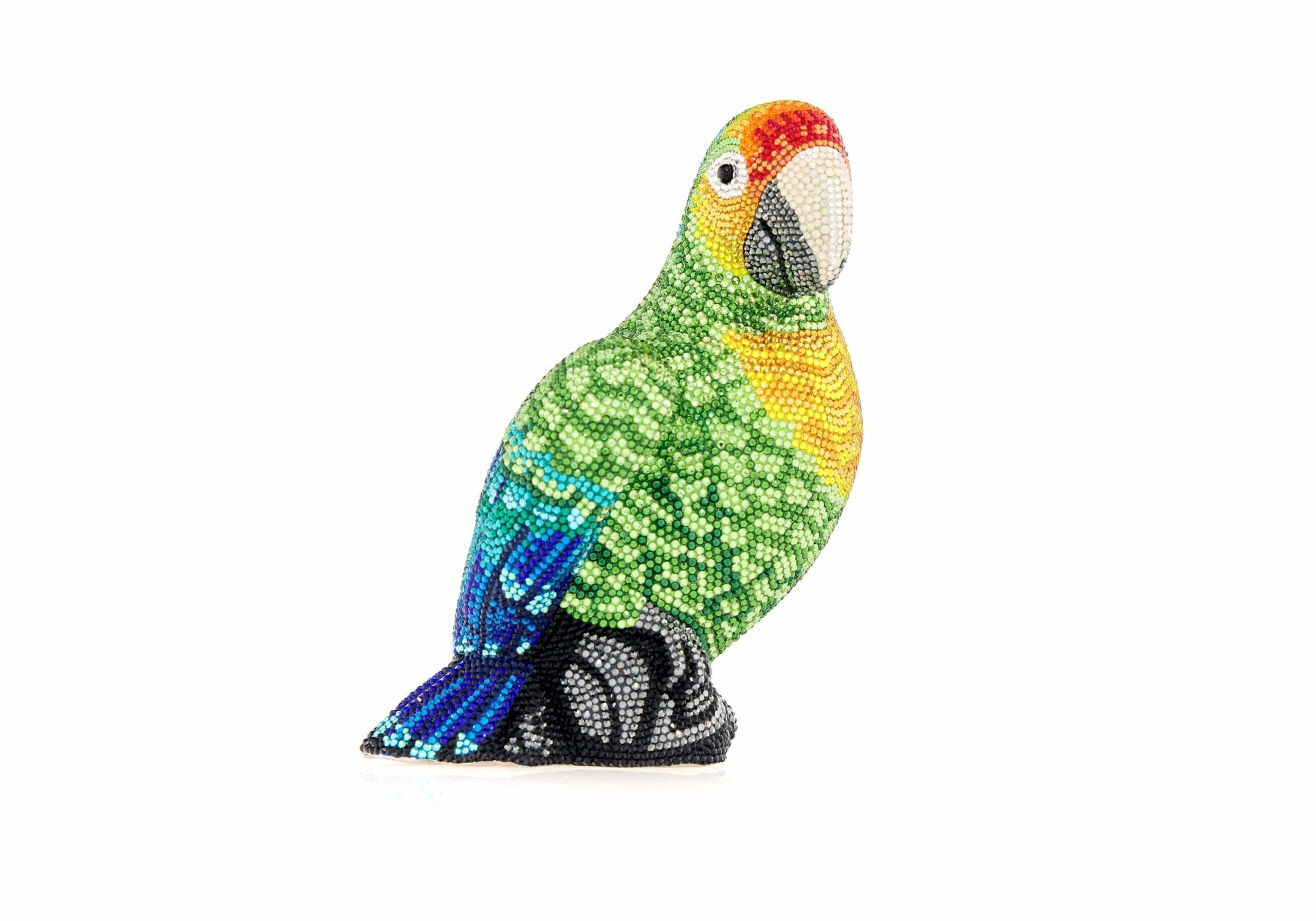 Judith Leiber Parrot Paolo - Judith Leiber Crystal Clutch - Luxury Evening Bag - Shop at Luxury Shoes 
