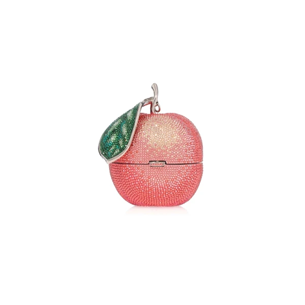 Judith Leiber Peach Peachy Keen - Judith Leiber Crystal Clutch - Luxury Evening Bag - Shop at Luxury Shoes 