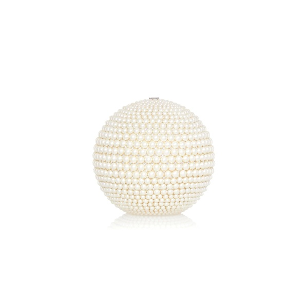 Judith Leiber Pearly Sphere - Judith Leiber Crystal Clutch - Luxury Evening Bag - Shop at Luxury Shoes 