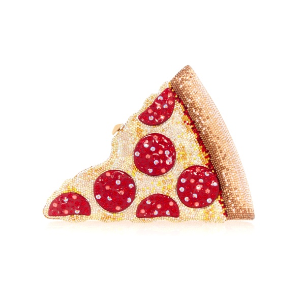 Judith Leiber Pepperoni Pizza - Judith Leiber Crystal Clutch - Luxury Evening Bag - Shop at Luxury Shoes 