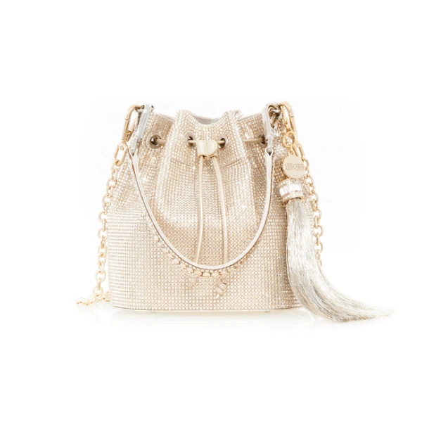 Judith Leiber Piper Bucket Prosecco - Judith Leiber Crystal Clutch - Luxury Evening Bag - Shop at Luxury Shoes 