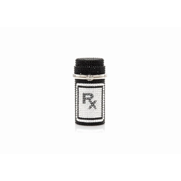 Judith Leiber Prescription Bottle Pillbox RX - Judith Leiber Crystal Clutch - Luxury Evening Bag - Shop at Luxury Shoes 
