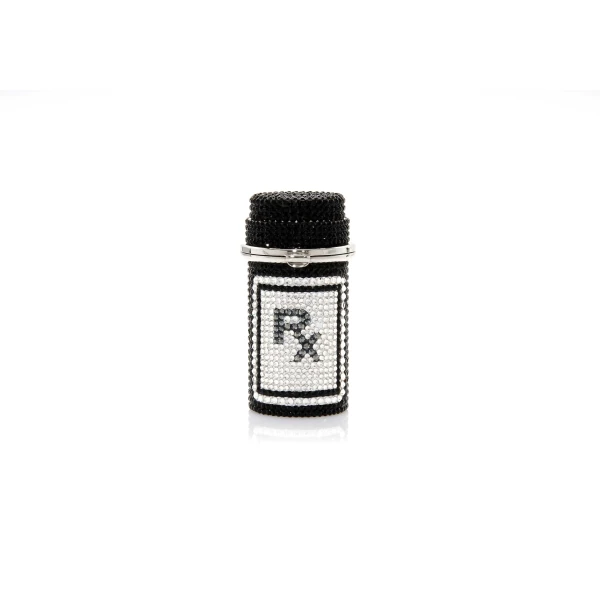 Judith Leiber Prescription Bottle Pillbox RX - Judith Leiber Crystal Clutch - Luxury Evening Bag - Shop at Luxury Shoes 