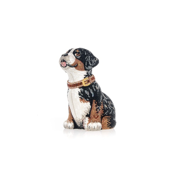 Judith Leiber Puppy Juno - Judith Leiber Crystal Clutch - Luxury Evening Bag - Shop at Luxury Shoes 