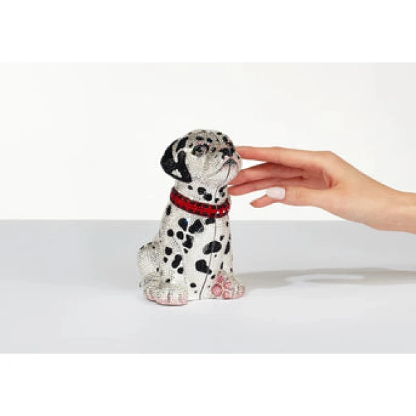 Judith Leiber Puppy Lucky Crystal Dog Minaudiere Clutch - Judith Leiber Crystal Clutch - Luxury Evening Bag - Shop at Luxury Shoes 