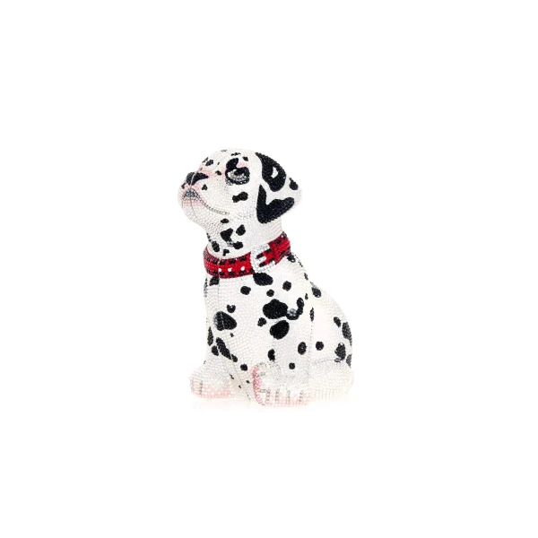 Judith Leiber Puppy Lucky Crystal Dog Minaudiere Clutch - Judith Leiber Crystal Clutch - Luxury Evening Bag - Shop at Luxury Shoes 