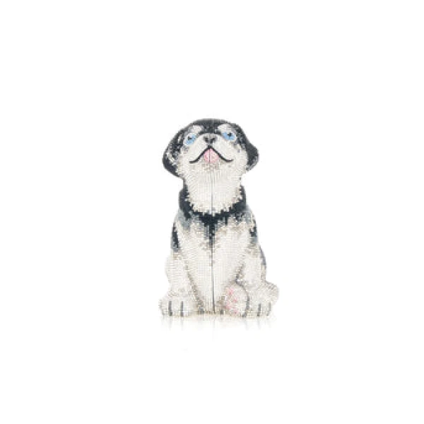 Judith Leiber Puppy Sadie - Judith Leiber Crystal Clutch - Luxury Evening Bag - Shop at Luxury Shoes 