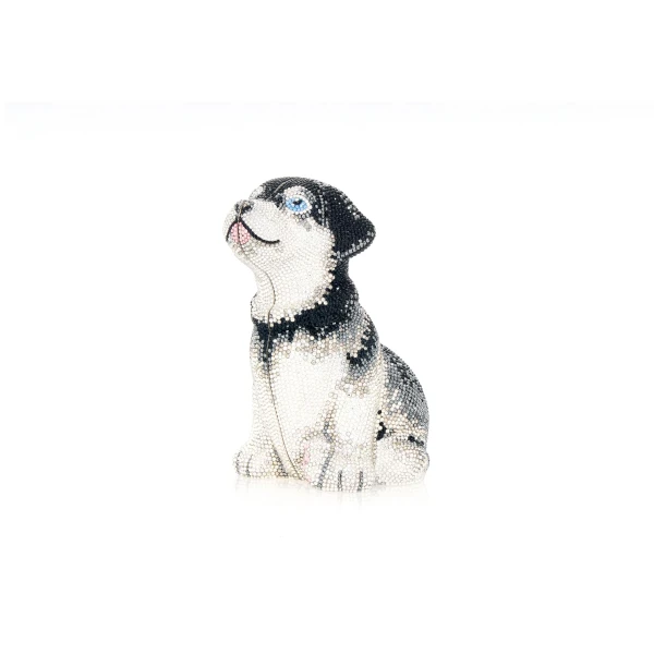 Judith Leiber Puppy Sadie - Judith Leiber Crystal Clutch - Luxury Evening Bag - Shop at Luxury Shoes 
