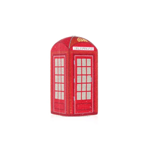 Judith Leiber Rectangle Dome London Call Red - Judith Leiber Crystal Clutch - Luxury Evening Bag - Shop at Luxury Shoes 