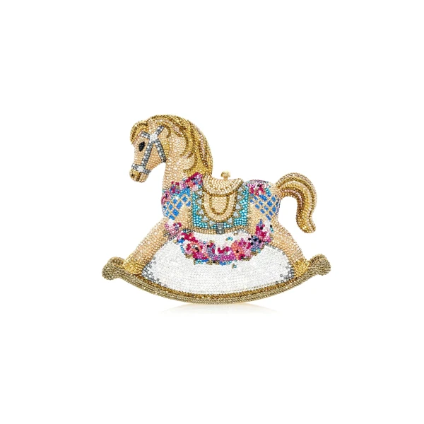 Judith Leiber Rocking Horse Penelope - Judith Leiber Crystal Clutch - Luxury Evening Bag - Shop at Luxury Shoes 
