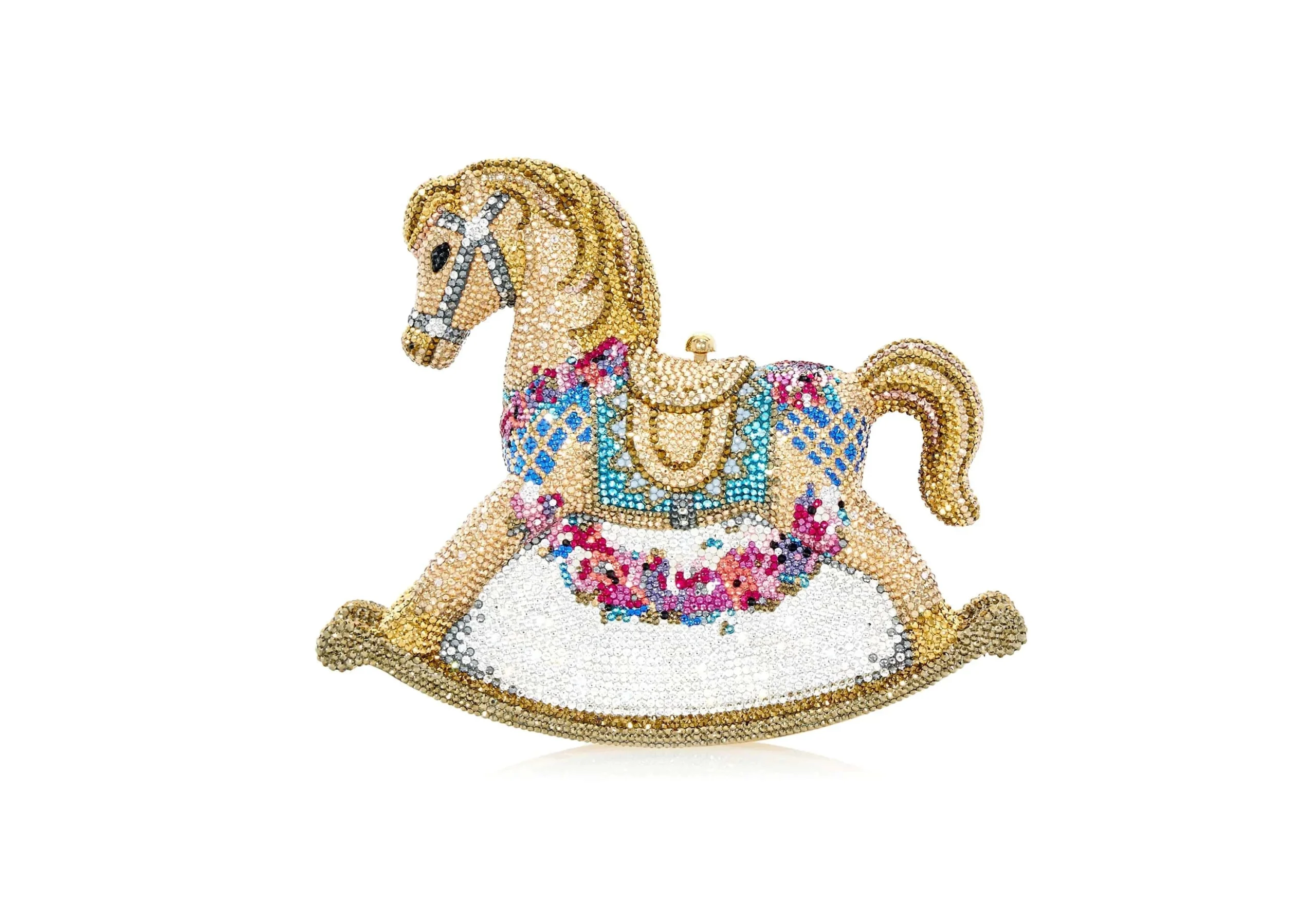 Judith Leiber Rocking Horse Penelope - Judith Leiber Crystal Clutch - Luxury Evening Bag - Shop at Luxury Shoes 