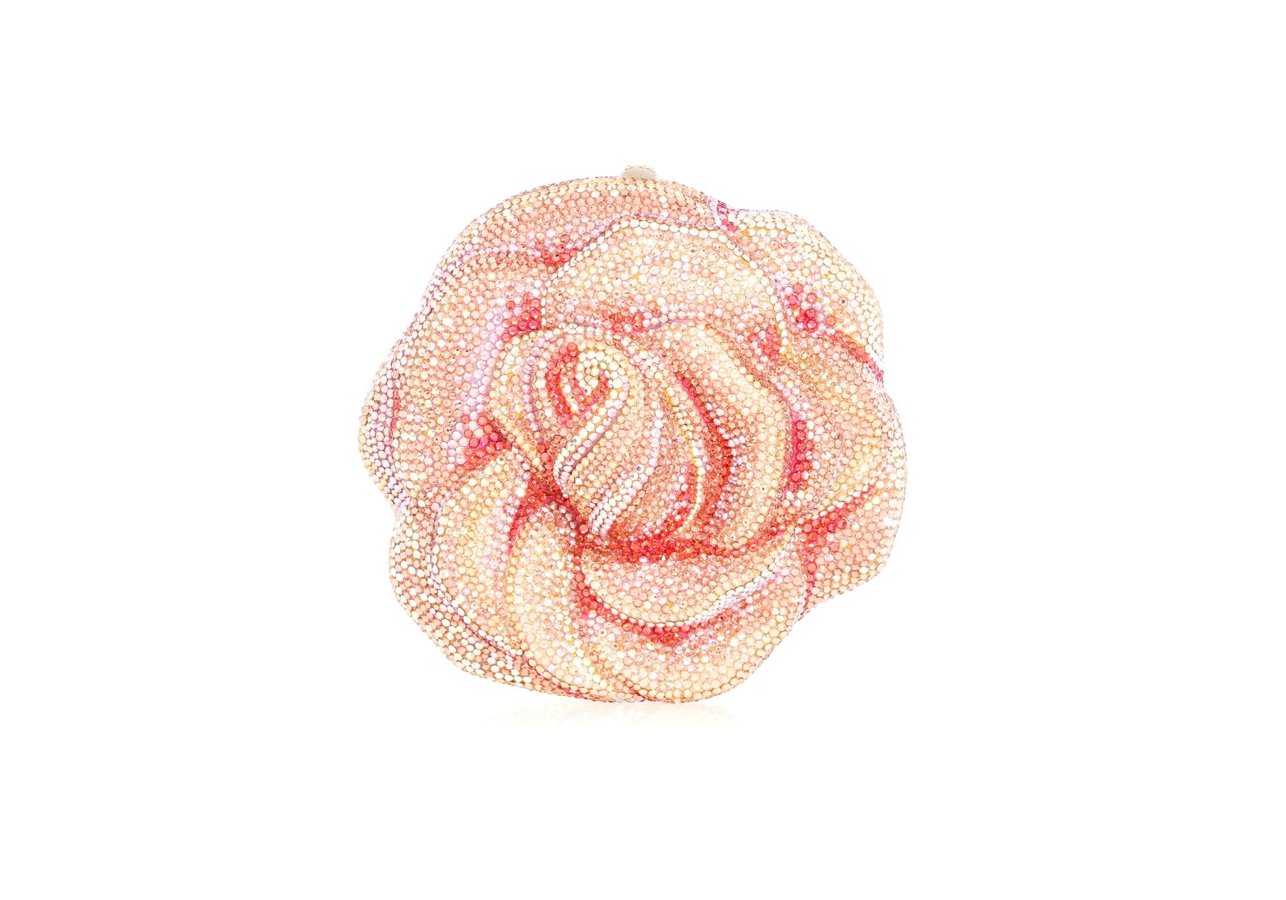 Judith Leiber Rose Apricot - Judith Leiber Crystal Clutch - Luxury Evening Bag - Shop at Luxury Shoes Judith Leiber Rose Apricot - Judith Leiber Crystal Clutch - Luxury Evening Bag - Shop at Luxury Shoes