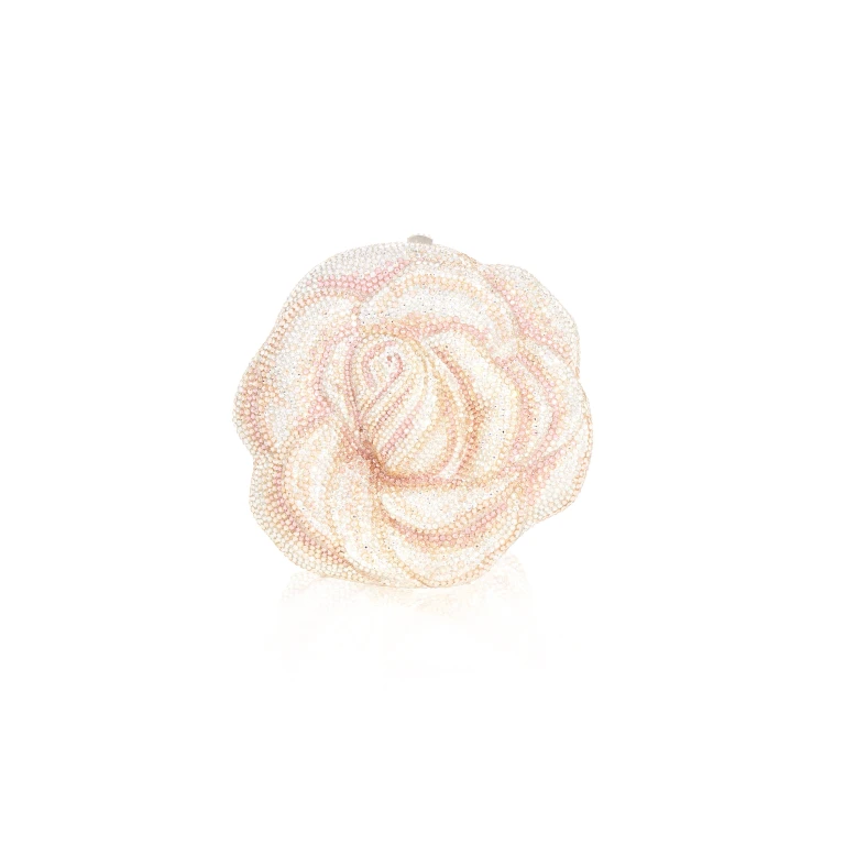 Judith Leiber Rose Blush - Judith Leiber Crystal Clutch - Luxury Evening Bag - Shop at Luxury Shoes 